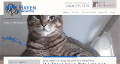 Desktop Screenshot of newhavenpethospital.com